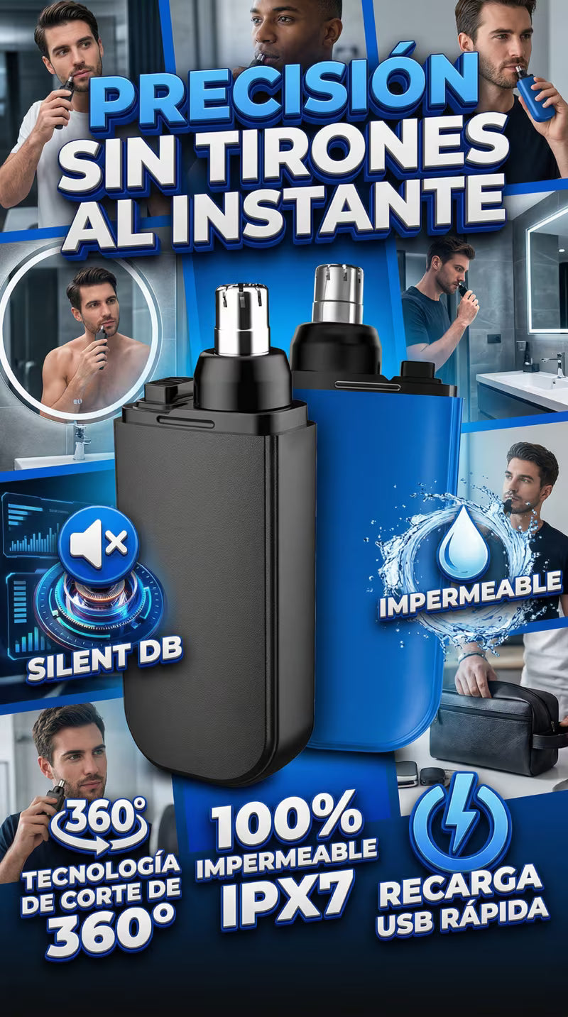 Mini Recortadore 360° Silencioso